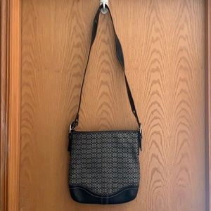 Black crossbody Coach purse